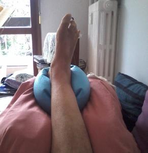 gouttiere et over ball cheville